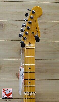 New Fender American Ultra Stratocaster HSS Electric Guitar Texas Tea withCase