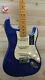 New Fender American Ultra Stratocaster Maple Fingerboard Cobra Blue Withcase