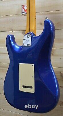 New Fender American Ultra Stratocaster Maple Fingerboard Cobra Blue withCase