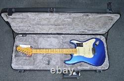 New Fender American Ultra Stratocaster Maple Fingerboard Cobra Blue withCase