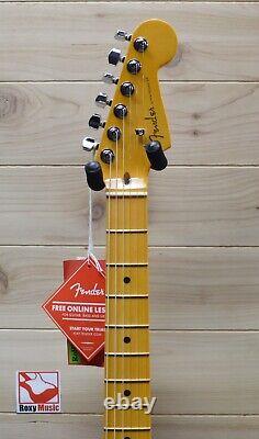 New Fender American Ultra Stratocaster Maple Fingerboard Texas Tea withCase