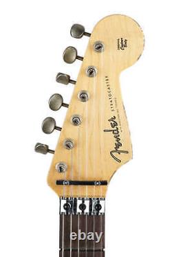 New Fender Custom Shop 1960 Stratocaster Relic Graffiti Yellow Floyd Rose