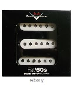 New Fender Custom Shop Fat 50s Strat Pickup Set of 3 USA +Gifts Stratocaster