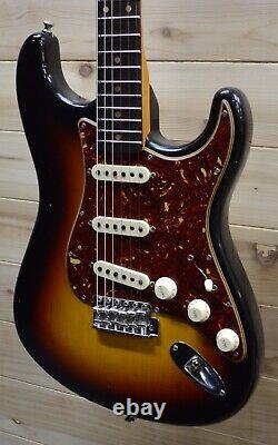 New Fender Custom Shop Postmodern Stratocaster Journeyman Relic 3 Tone Sunburst