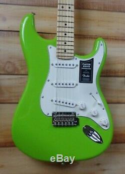 New Fender Limited Edition Player Stratocaster Maple Fingerboard Electron Green