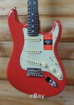 New Fender Ltd Ed American Professional Stratocaster Rosewood Neck Fiesta Red