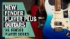 New Fender Player Plus Series Stratocaster Telecaster U0026 More Comparison Thomann