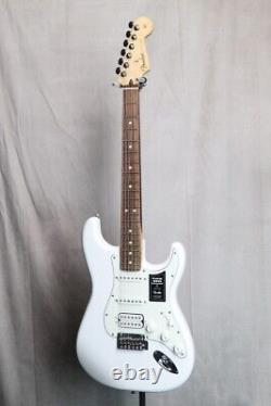 New Fender Player Series Stratocaster HSS Polar White Pau Ferro Electric Guitar