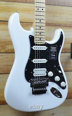 New Fender Player Stratocaster Floyd Rose HSS Maple Fingerboard Polar White