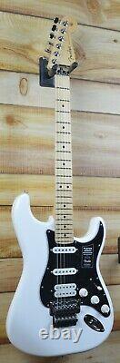 New Fender Player Stratocaster Floyd Rose HSS Maple Fingerboard Polar White