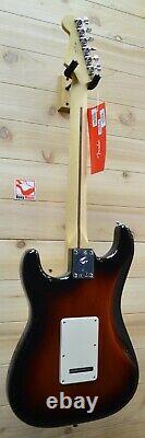 New Fender Player Stratocaster HSS Electric Guitar 3 Tone Sunburst