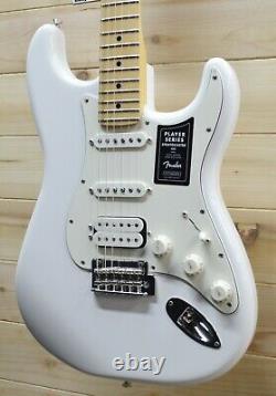 New Fender Player Stratocaster HSS Electric Guitar Polar White