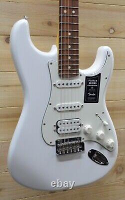 New Fender Player Stratocaster HSS Pau Ferro Fingerboard Polar White