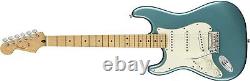 New Fender Player Stratocaster Left-Handed Maple Fingerboard Tidepool Guitar