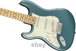 New Fender Player Stratocaster Left-Handed Maple Fingerboard Tidepool Guitar