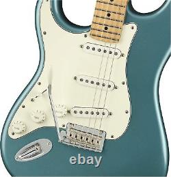 New Fender Player Stratocaster Left-Handed Maple Fingerboard Tidepool Guitar