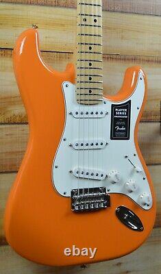 New Fender Player Stratocaster Maple Fingerboard Capri Orange