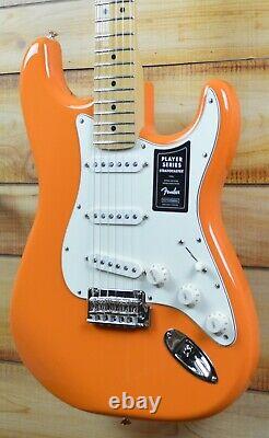 New Fender Player Stratocaster Maple Fingerboard Capri Orange