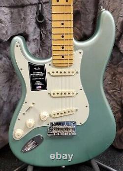 New, LEFTY Fender American Professional II Stratocaster Mystic Surf Green