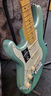 New, LEFTY Fender American Professional II Stratocaster Mystic Surf Green