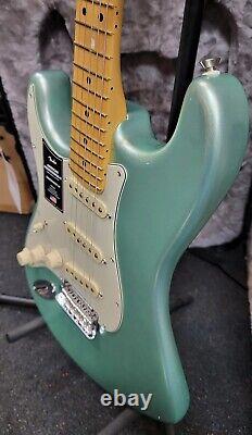 New, LEFTY Fender American Professional II Stratocaster Mystic Surf Green