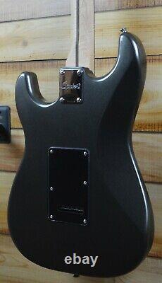New Squier Affinity Stratocaster HH Electric Guitar Charcoal Frost Metallic