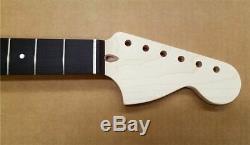 New UNFINISHED Maple Strat Neck with Ebony fretboard, Large Headstock. ACG-SEUBH