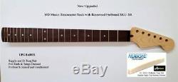 New UPGRADED WD Music Stratocaster Neck Rosewood Fretboard Fender Licenced