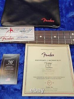 New, open box, Fender 70th Anniversary American Pro II Stratocaster Comet Burst