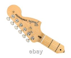 Open Box Fender American Performer Stratocaster HSS Satin Surf Green with Maple FB