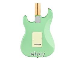 Open Box Fender American Performer Stratocaster HSS Satin Surf Green with Maple FB