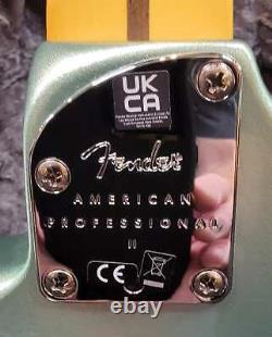 Open Box Fender American Professional II Stratocaster RW, Mystic Surf Green, Fre