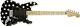 Open Box Fender Buddy Guy Stratocaster Electric Guitar Black+ White Polka Dot