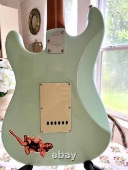 PRO QUALITY Shijie STE-Standard Daphne Blue 2020 Stratocaster withGig Bag