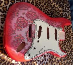 Paisley Stratocaster Replacement HSH Alder Body Shielded Cavity
