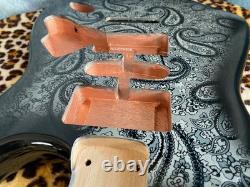 Paisley Stratocaster Replacement HSH Alder Body Shielded Cavity