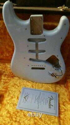 Rare Fender USA Custom Shop 61 Relic Stratocaster BODY faded sonic blue & COA