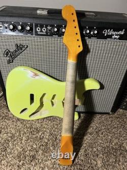 Relic Fender Stratocaster Body & Neck Vintage Aged Surf Green Nitrocellulose