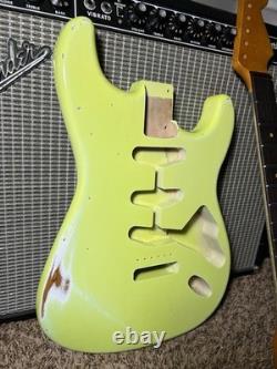 Relic Fender Stratocaster Body & Neck Vintage Aged Surf Green Nitrocellulose