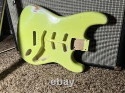 Relic Fender Stratocaster Body & Neck Vintage Aged Surf Green Nitrocellulose