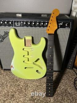 Relic Fender Stratocaster Body & Neck Vintage Aged Surf Green Nitrocellulose
