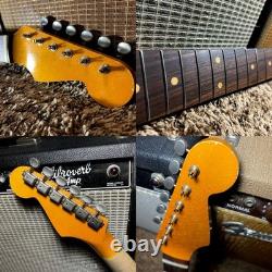 Relic Fender Stratocaster Neck RI Custom SRO62 Veneer AllParts withAged Clay Inlay