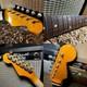 Relic Fender Stratocaster Neck Ri Custom Sro62 Veneer Allparts Withaged Clay Inlay