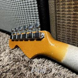 Relic Fender Stratocaster Neck RI Custom SRO62 Veneer AllParts withAged Clay Inlay