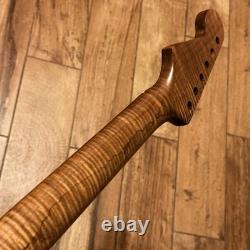 Roasted Flame Maple Strat Stratocaster Neck Satin Fits Warmoth Fender body 0SMF