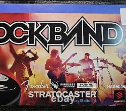 Rock Band 4 PS4 SEALED BRAND NEW Fender Stratocaster Includes Game