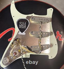 SH GuitarWorks Custom Stratocaster Hand Wound SSS Loaded Pickguard & USA Wiring