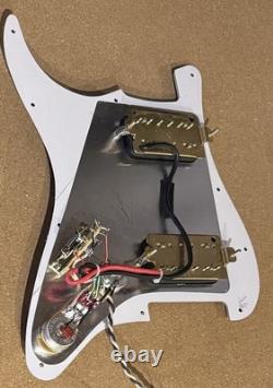 SH GuitarWorks Stratocaster HH Loaded Red Tortoise Pickguard USA Electronics