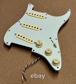 SHG5014 Hot Modern Noiseless Loaded Stratocaster Pickguard USA Spec Wiring New