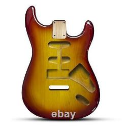 Sienna Sunburst Fender HSS Stratocaster Compatible Guitar Body 2 Piece Alder
